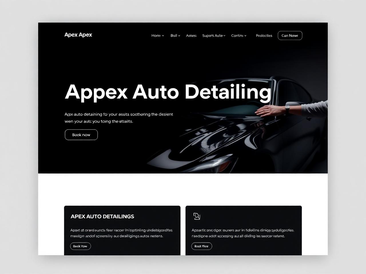 Apex Auto Detailing website by WebCrafters